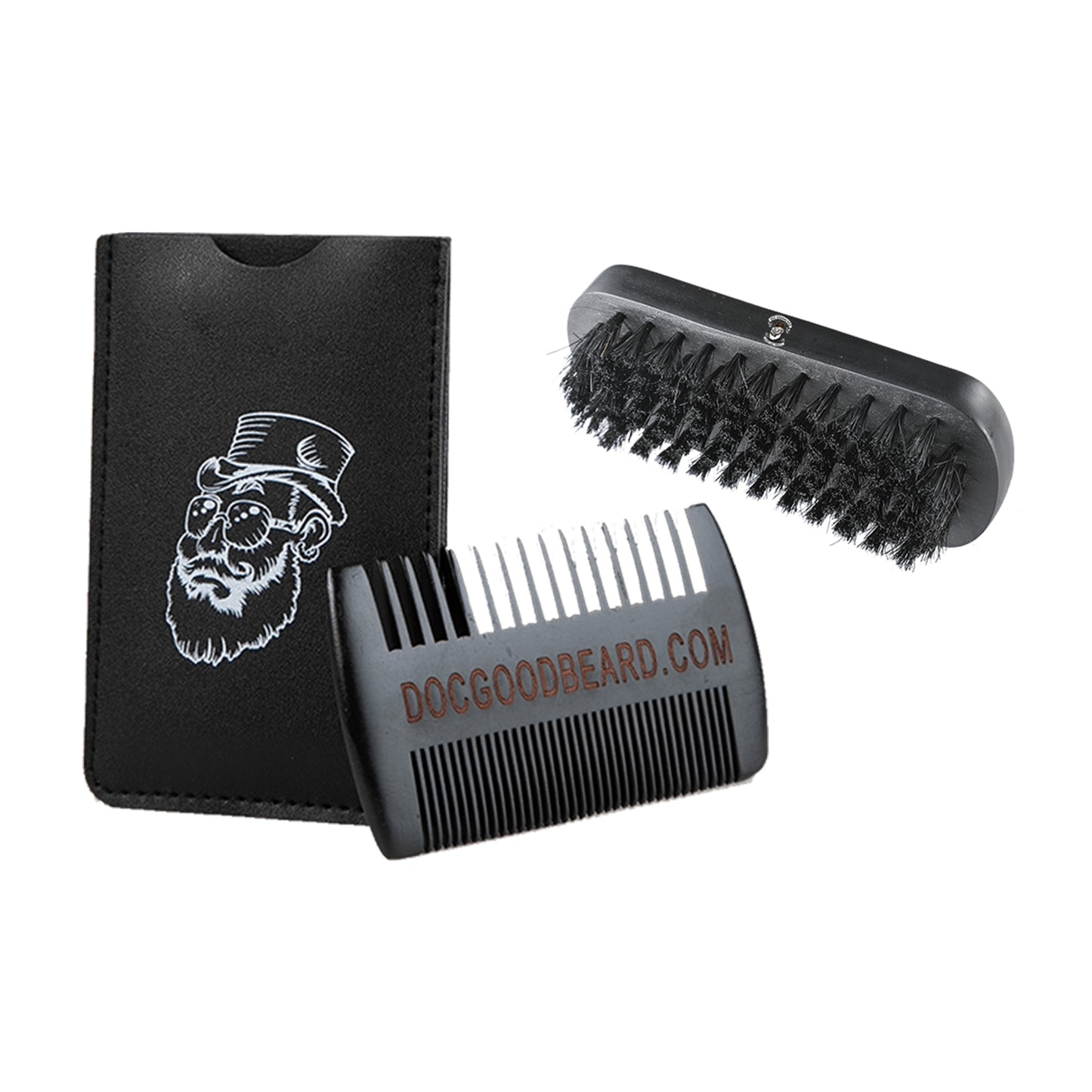 Doc's Beard Brush and Comb Kit